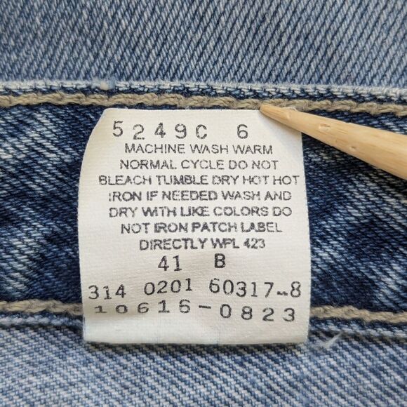 90s Levi's Silvertab Jeans Preppy Rock Classic Streetwear Coastal Cowgirl 7S - Picture 10 of 12